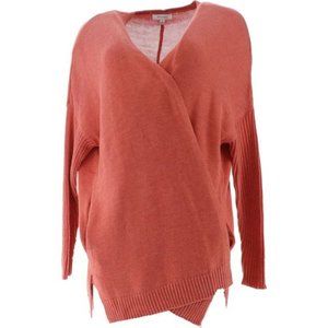 NWT SKINNYGIRL SUNDAZED MOUJ CARDIGAN SWEATER FADED ROSE MEDIUM